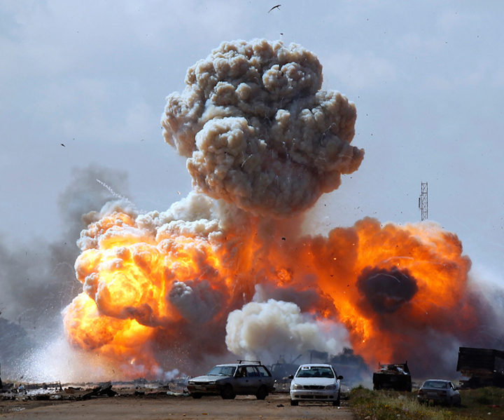 Ливия, война, уничтожение ПВО
