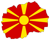 македония, флаг, землетрясени