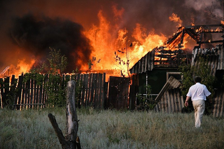 Лесные пожары в России 2010. Борьба с огнем (фото)