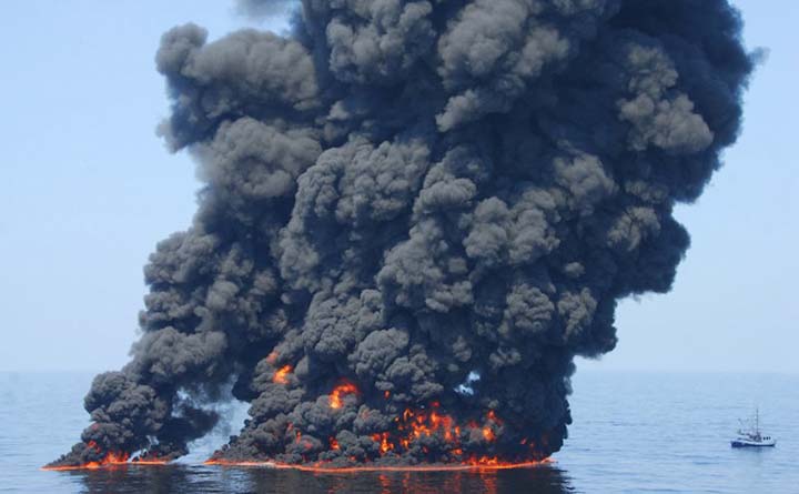 Мексиканский залив, последствия аварии в 2010 (фото)