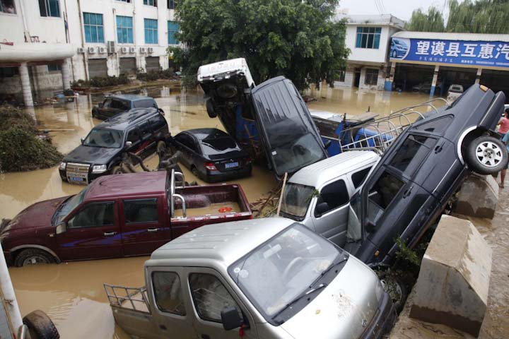 наводнение в Китае 2011 фото