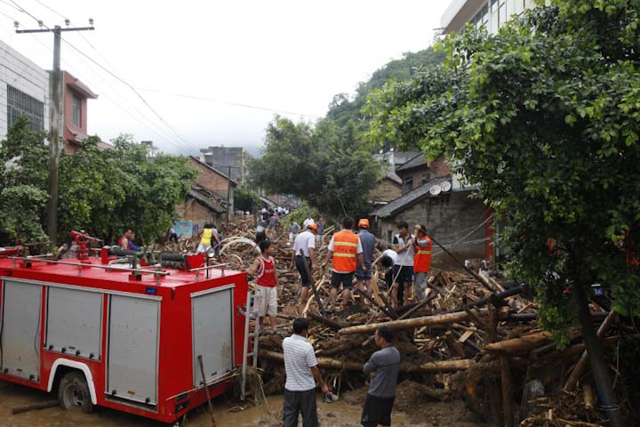 наводнение в Китае 2011 фото