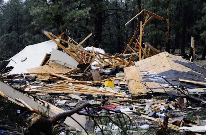 торнадо в США колорадо 2010 последствия катастрофы, ураган, смерч, разрушения