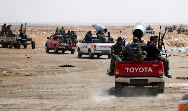 война в Ливии глазами очевидцев, реалии боевиков, подготовка оружия к войне