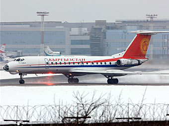 Авария самолета ТУ-134 в Оше (Киргизия), пострадало 18 людей