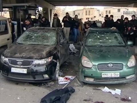 Теракт в Дамаске. 23 человека погибло 06.01.2012 (фото, видео)