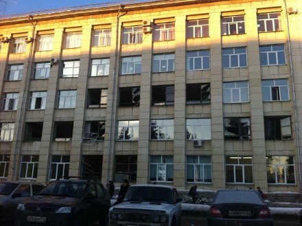 разрушенная школа в Челябинске после падения метеорита