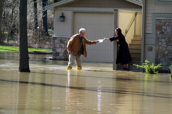 Наводнение на западе США, последствия, апрель 2013 (фото)