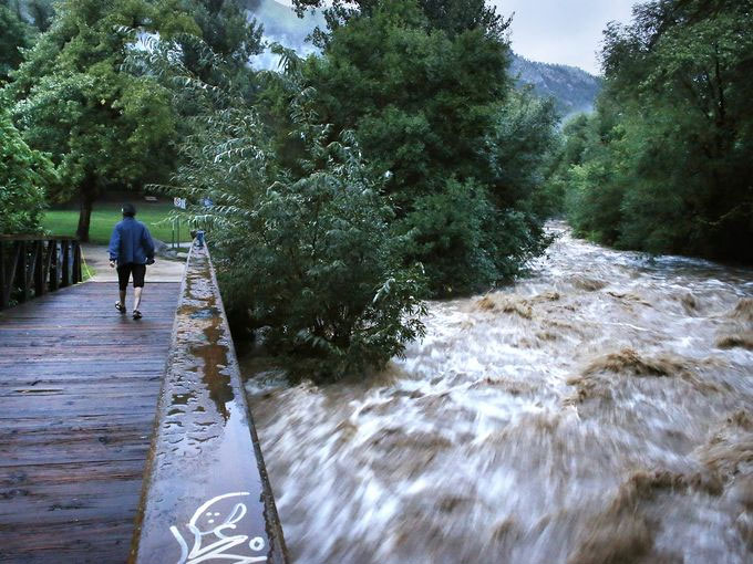 наводнение в Колорадо, США, сентябрь 2013