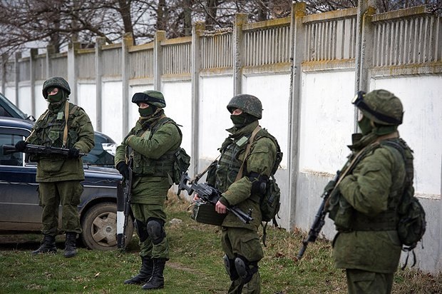 оккупация войсками России Крымских стратегических объектов
