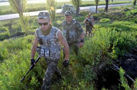военные с АТО, война на Востоке Украины 