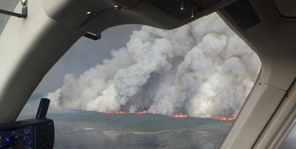 Крупные пожары в Британской Колумбии, июль 2014 (видео)