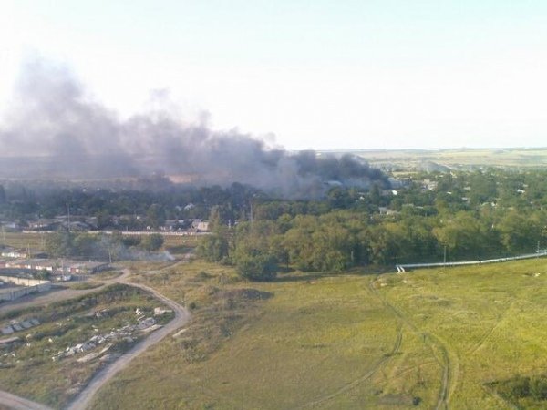 обстрел боевиками жилых районов города Шахтерск, результаты стрельбы