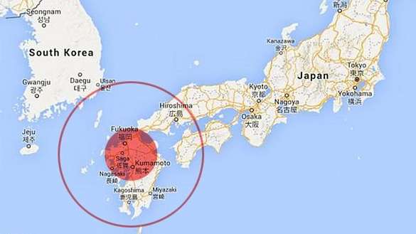 Землетрясение в Японии 15 апреля 2016 (фото)