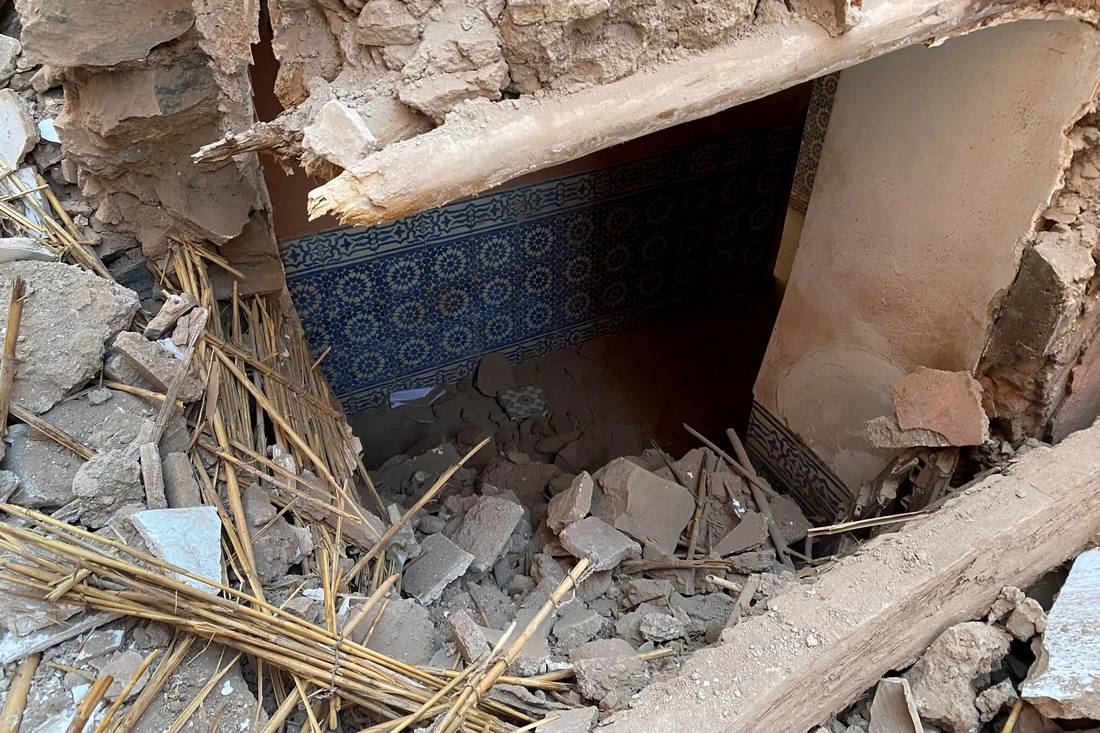 последствия разрушительного землетрясения в Марокко